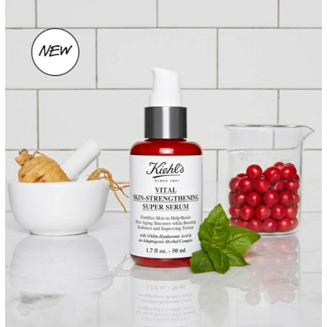 Kiehl's Vital skin Strengthening Super Serum - 100ml. | Shopee ...