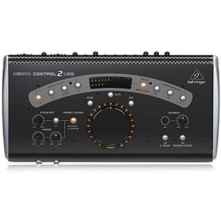 Behringer : CONTROL 2 USB Studio Monitor Controller with VCA Control and USB Audio Interface