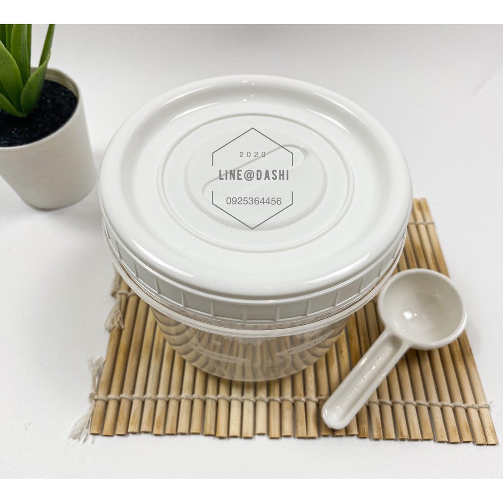 กระปุก ใส่ผงวัตถุดิบ พร้อมช้อนตวง 600 ml / 900 ml (เกรด A) โหลใส่วัตถุดิบ ราคา ถูกที่สุด ดีลบีเคเค แกลเลอรีภาพที่ 3