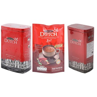 ตราโกโก้ดัทช์ โกโก้ชนิดผง Cocoa Dutch Brand Cocoa Powder ไม่มีโคเลสเตอรอล ดีต่อสุขภาพหอมอร่อยกลมกล่อม รสชาติเข้มข้น