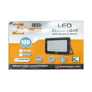 โคมสปอร์ตไลท์ LED FLOOD LIGHT 100 WATTแบรนด์ Zeberg