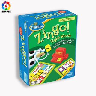 Thinkfun Zingo Sight Words Award Winning เกมของเล่นสําหรับเด็ก