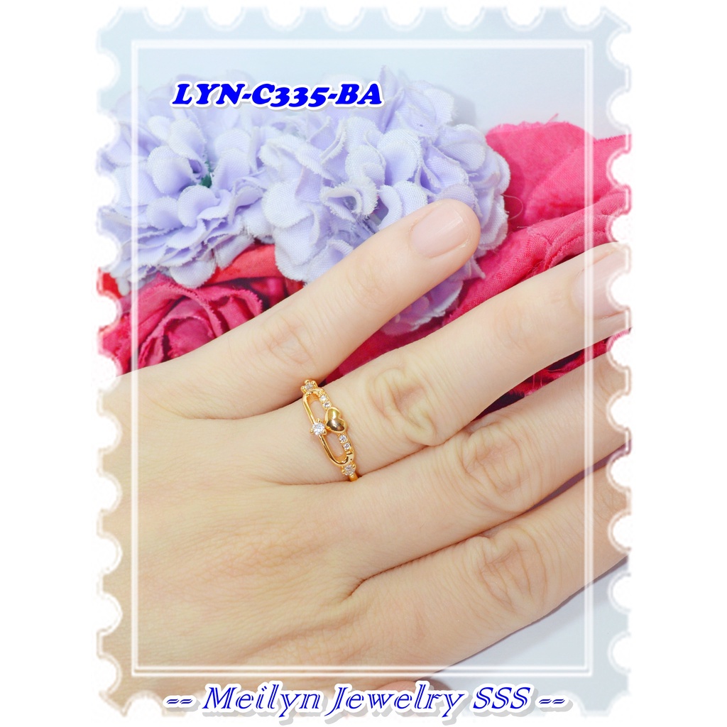 LYN Original Meilyn Brand 18K Gold Plated Ring