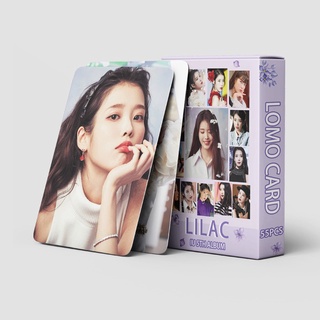 54ชิ้น/ชุด Iu Photocards Lilac Album Lomo ชุดอัลบั้มสําหรับใส่โฟโต้การ์ด