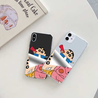 Crayon Shin-chan เคสไอโฟน 12 pro max cartoon case iPhone 7 8 Plus Se 2020 8พลัส X Xr Xs Max cover 14 13 12 11 promax เคส