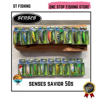 เหยื่อตกปลา Sebarau Sinking Minnow Savior 50s