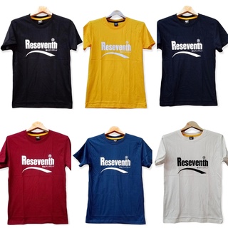 R4 เสื้อยืดแฟชั่น เสื้อยืด Unisex คุณภาพดี cotton 100% ลาย Reseventh มี 6 สี