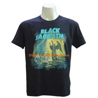 เสื้อวง BLACK SABBATH เสื้อไซส์ยุโรป แบล็กแซ็บบาธ PTA406 เสื้อยืดวงดนตรีร็อค Rockyeah