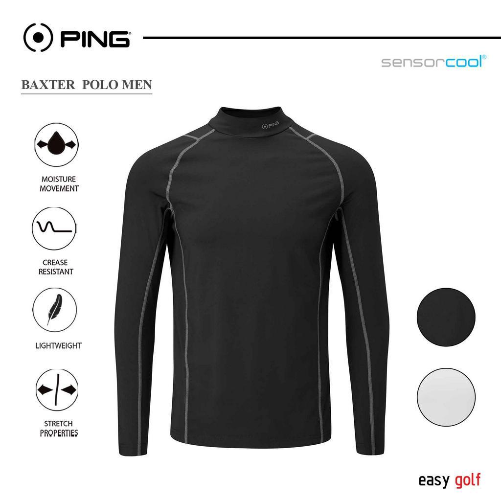 PING  HERSHEL JACQUARD  POLO  PING MEN'S POLO เสื้อกีฬากอล์ฟผู้ชาย