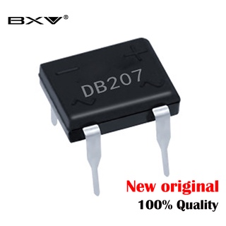 วงจรเรียงกระแสเต็มคลื่นแบบบริดจ์ DB207 DIP B207 DIP4 1000V 2A 10 ชิ้น