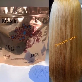 KRASTIN BLEACHING POWDER เกรด A ผงฟอกสีฟ้า อ่อนโยน ขนาด 500 กรัม