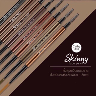 ⚡️ถูก/แท้⚡️Cathy Doll Skinny Brow Pencil เขียนคิ้วครบ 14 เฉดสีใหม่