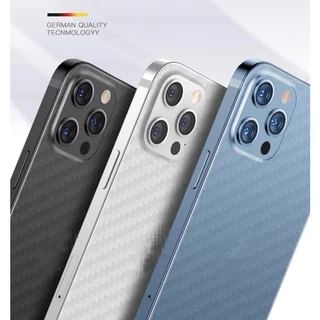 B🔥ฟิล์มหลังลายเคฟล่า🔥ใช้สำหรับ iPhone 17 Air 16 11 12 13 14 15 16 17 Pro Max Mini 6 6S + 7 8 Plus SE 2 3 XR XS Max