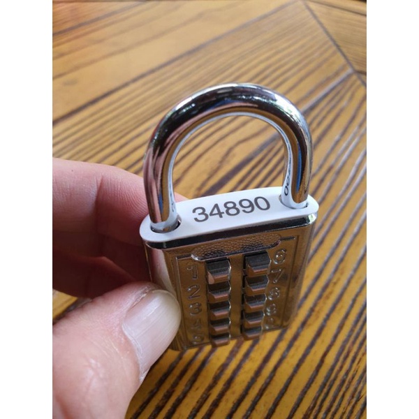 กุญแจล็อครหัส แบบปุ่มกด กุญแจล็อคกระเป๋าเดินทาง ขนาด 35mm/40mm