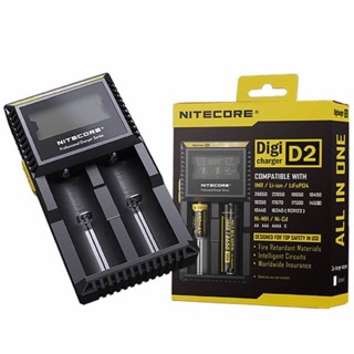 [ลดราคาโปรโมชั่น]Nitecore D2 เครื่องชาร์จถ่าน Digital 2ช่อง ของแท้เช็คโค๊ตได้