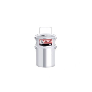 Zebra Food Container ปิ่นโต Smart Lock Jumbo 14 ซม. 2 ชั้น