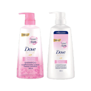 Dove Shampoo 410-450ml + Conditioner 410-425ml โดฟ แชมพูและครีมนวดผมขนาด 410-450 มล เลือกสูตรด้านใน
