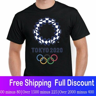 โตเกียวโอลิมปิก เสื้อยืดกีฬา Tokyo 2021 Games Olympics Emblem Japan Tshirt Size S3Xl Tee Tokyo Olympics Popular T-shirts