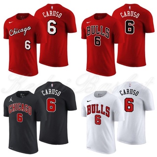 นักบาสเก็ตบอล Nba Chicago Bulls No. เสื้อยืด ลายบาสเก็ตบอล Alex Caruso 6