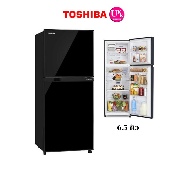 TOSHIBA ตู้เย็น 2 ประตู รุ่น GR-M25KUBZ สี UK ขนาด 6.8 คิว INVERTER ระบบทำความเย็น: Fan Cool, No Fro