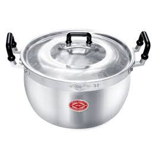 ตราจระเข้ หม้ออะลูมิเนียม ขนาด 50 ซม. Crocodile brand, aluminum pot 50 cm.