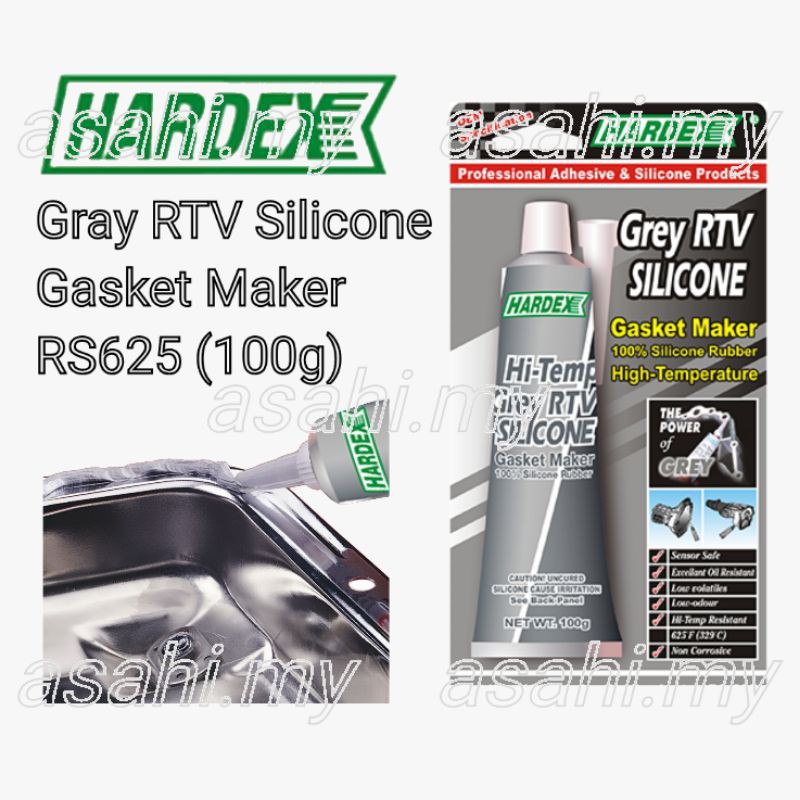 Hardex Grey RTV เครื่องทําปะเก็นซิลิโคน RS625 x100g