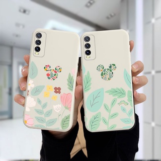 ดอกไม้ เคส VIVO Y11 Y12S Y12 Y20 Y91C Y21 2021 Y30 Y21S Y20S Y12i Y15S Y91 Y30i Y93 Y95 Y15 Y17 Y53 Y50 Y53S Y51 2020 Y51A Y33S Y1S Y31 Y20i Y91i Y90 Y51S Y12A Y15S Y15A Y10 Y21T กันกระแทก เคสโทรศัพท์มือถือแบบนิ่ม ลายมิกกี้ มินนี่เมาส์ เคสมือถือ เคสวีโว่