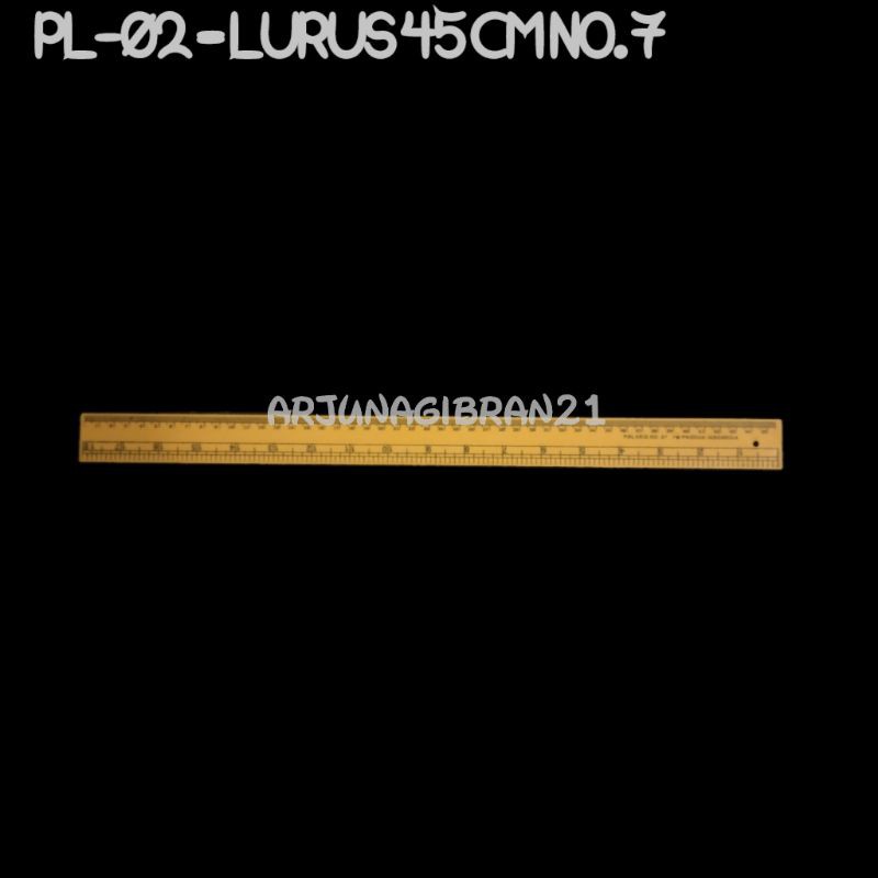 STRAIGHT SEWING PATTERN RULER 45 ซม. เบอร์ 7 แบรนด์ "POLARIS" - (PL-02)
