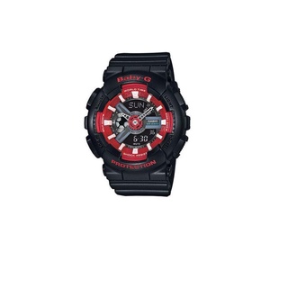 CASIO BABY-G นาฬิกาข้อมือ BA-110SN-1ADR - Red/Black