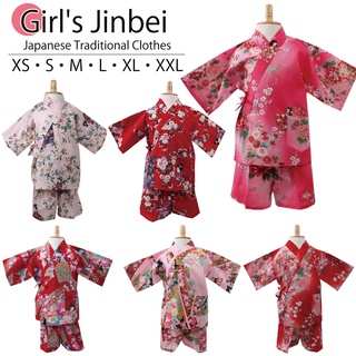 ชุด Jinbei สำหรับเด็กผู้หญิง