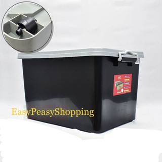 [Shop Malaysia] Storage Box With Wheel 80 Litre /Kotak Simpanan Beroda ...