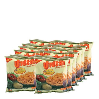 ปาปริก้า มันฝรั่งทอดกรอบ 15 กรัม x 12 ห่อ Paprika Potato Chips 15g x 12 Packs