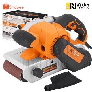 InnTech เครื่องขัดกระดาษทราย สายพาน (รุ่นรถถัง) Belt Sander 100มม. 4 นิ้ว 1,400W รุ่น IT-941 แถมฟรี! กระดาษทรายขนาด 100ม