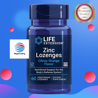 Life Extension Zinc Lozenges (Citrus-Orange Flavor) / 60 Vegetarian Lozenges