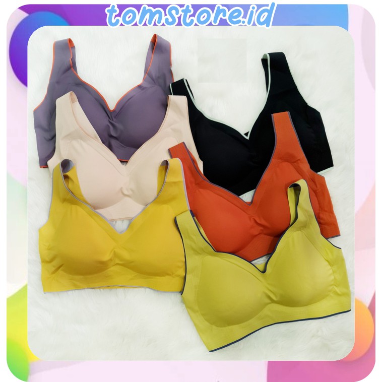 TOMSTORE.ID B057 เสื้อชั้นในโยคะสําหรับวิ่งสําหรับผู้หญิงพร้อมรุ่นคุณภาพสูงสําหรับ / ZERO FEEL BH