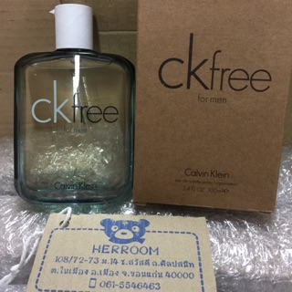 Ck free ขนาด 100 ml กล่องเทสเตอร์ ไม่มีฝา