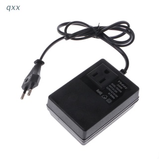 [Qxx] 200W Ac 220V To 110V Step Down อะแดปเตอร์แปลงพาวเวอร์แปลงปลั๊ก Eu เหมาะกับการพกพาเดินทาง