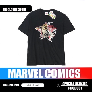 Captain America: Winter Soldier Marvel T-shirt เสื้อยืดมาร์เวล ลิขสิทธิ์แท้100%