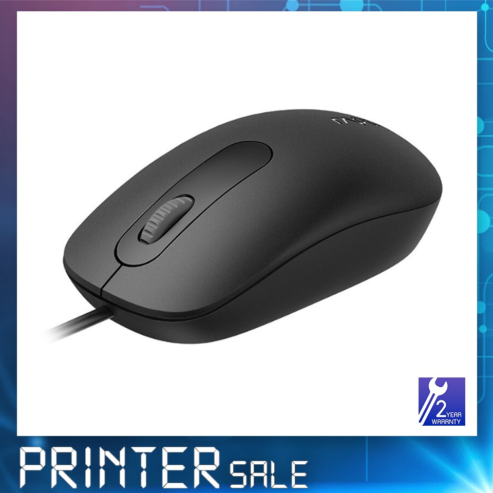 Rapoo เม้าส์มีสาย N200 Wired Optical Mouse (MSN200-BK) #4