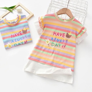 พร้อมส่ง เสื้อผ้าเด็ก ชุดเด็กผู้หญิง ชุดกระโปรงเด็ก น่ารัก ชุดเดรสเด็กผู้หญิง ชุดเด็กเกาหลี เด็กอายุ 1-5ปี