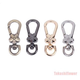 Takashiflower อุปกรณ์เสริมกระเป๋าโลหะ ลายดอกไม้ Diy