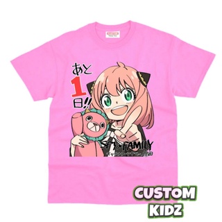 เสื้อยืด พิมพ์ลายอนิเมะ Anya FORGER JAPAN สําหรับเด็กผู้หญิง