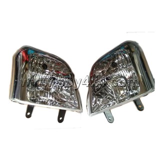 ไฟหน้า ISUZU D-MAX 2002 , 3ขั่ว (หน้า+หรี่+เลี้ยว) 1 คู่ ข้างซ้าย+ขวา ยี่ห้อ JSKX (ส่งฟรี)