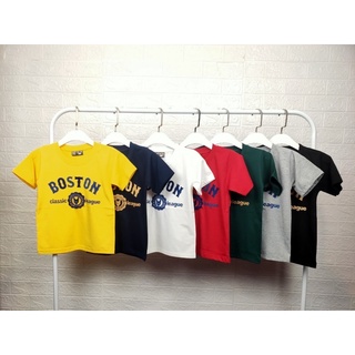 (ลดเพิ่ม70 ใช้โค้ด INC1FM1) เสื้อยืดเด็ก ลาย BOSTON