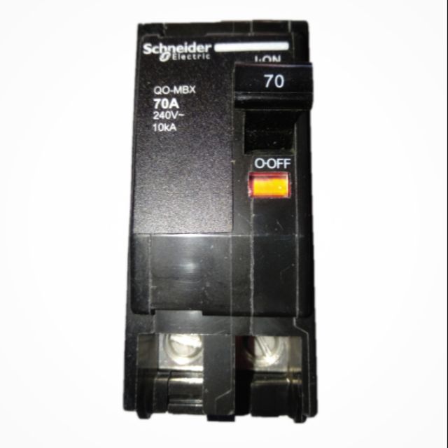 เบรกเกอร์ เมนเบรกเกอร์square d หรือ Shneider (รุ่นเก่า) 80 แอมป์ 2 โพล เมนต์Shneiderหรือsquare d 2P 