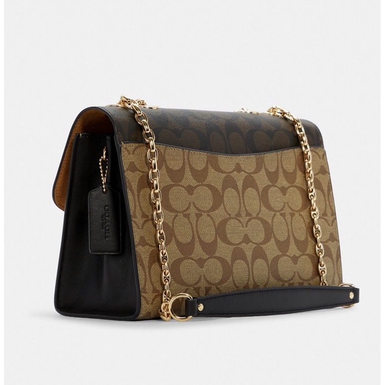 COACH Lane Shoulder Bag In Blocked Signature Canvas