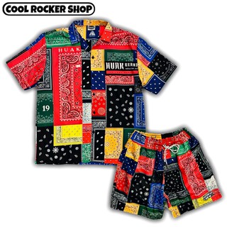 Cool Rocker : Paisley Bandana Set (ชุดเซ็ต พร้อมส่ง) ลายยอดฮิต 100% By HuakBrand