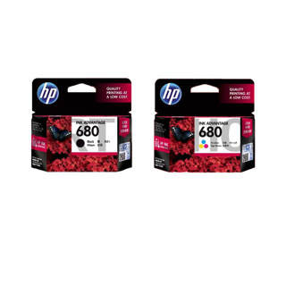 ตลับหมึก HP Ink 680 Back , 680 Tri-Cor Ink Cartridge ของแท้ 100% ตัวเลือกสินค้าHP DeskJet Ink Advantage 1115,1118,2135 2138 2675 2676 2677 3635,3636,3638 3775 3776 3777 3778,3777,3778,3830,3835,3838,4535,4536,4538,4675,4678 / Earth Shop