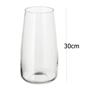 แจกัน แจกันดอกไม้ แจกันแก้ว แจกันทรงสูง สูง30ซม. Glass Flower Vase Height 30cm.