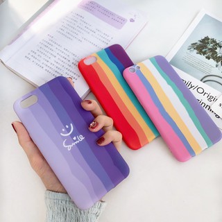 เคสกำมะหยี่ เคสสายรุ้ง oppoA1k oppoA37 oppoA57 oppoA59 F1s oppoA71 oppoA83 A73 RelameC15 RealmeC17 Reno3pro A15